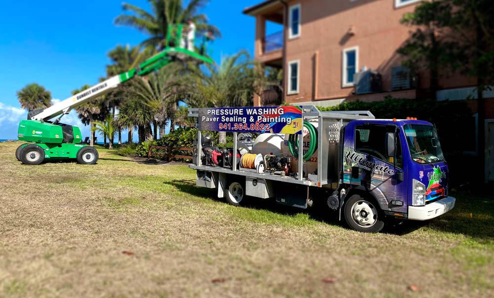 Pressure Washing, Paver Sealing, & Painting Truck